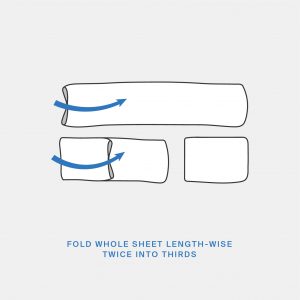 folding fitted sheet