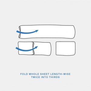 folding fitted sheet