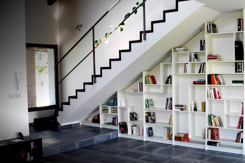 Design Idea #3 - Staircase Bookcase