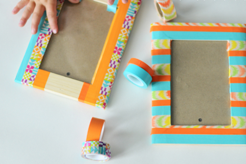 DIY Room Decor Tip #8 - DIY Tape Picture Frames