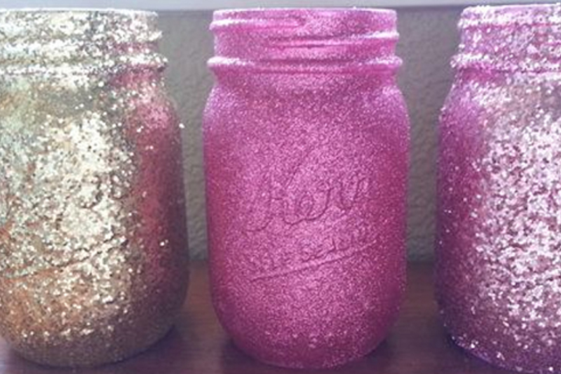 DIY Room Decor Tip #1 - Glitter Jars