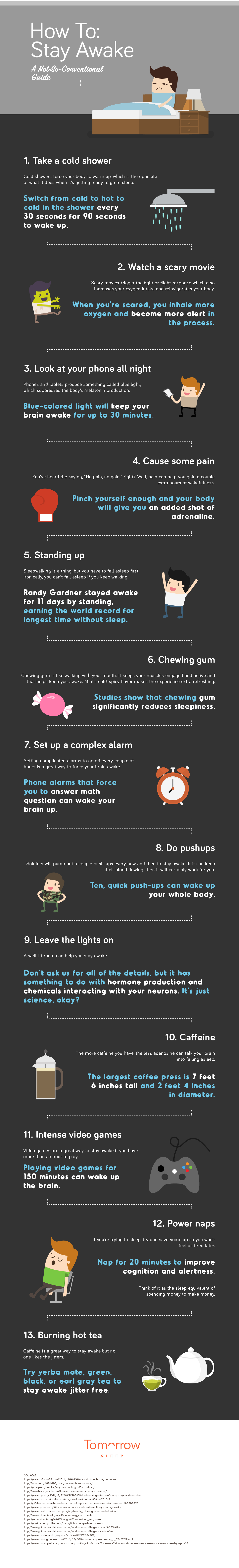 How To Stay Awake:
