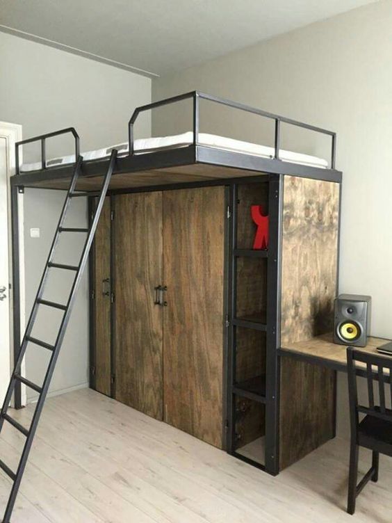 How To Build A Loft Bed - Step 5- Attach The Rails