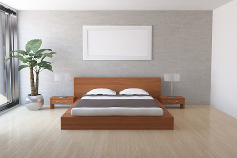 Wood Platform Bed